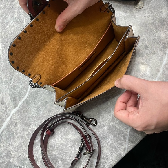 Coach Canvas and Leather hand and cross body bag - Picture 4 of 4